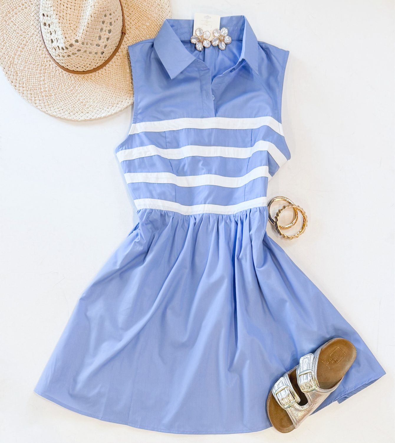 Country Club Collared Dress