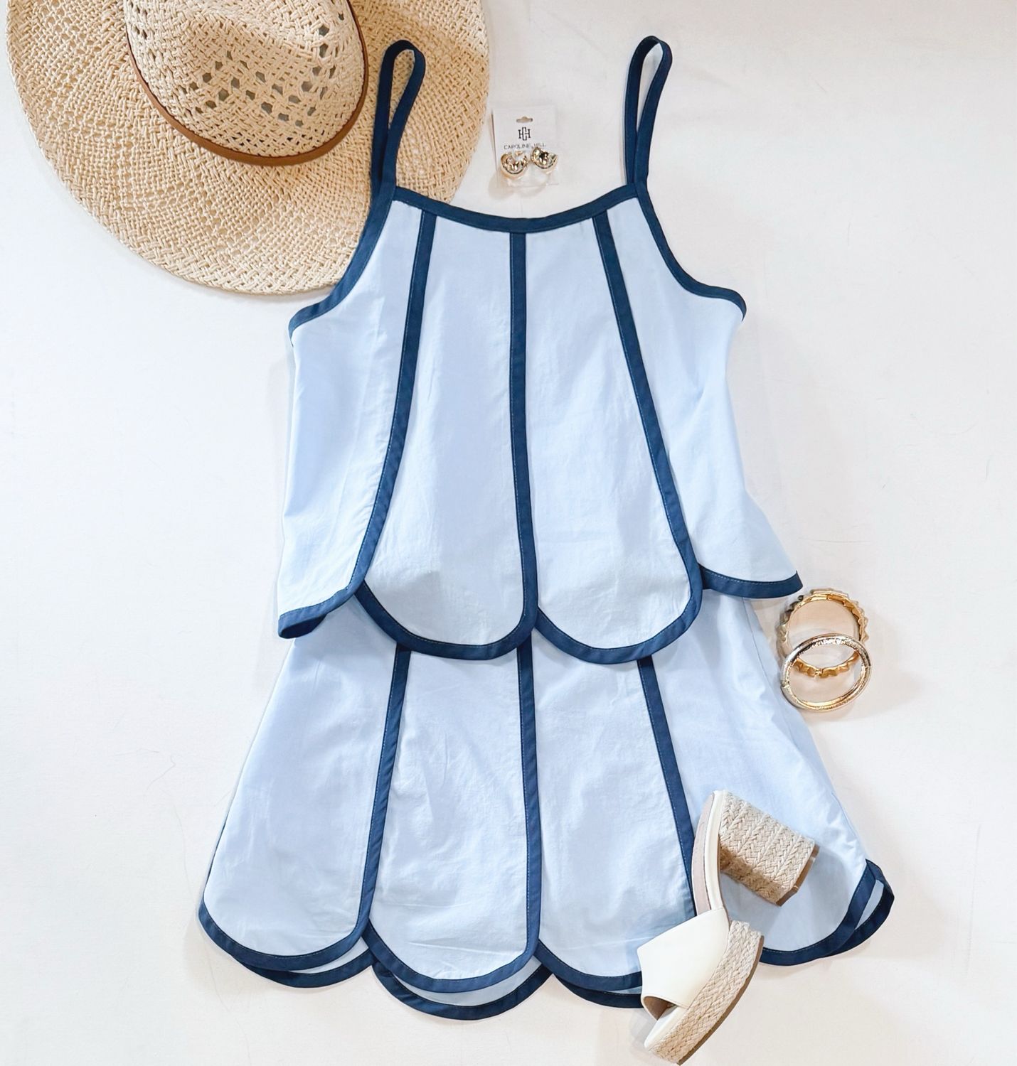 Turks Scallop Skort Set