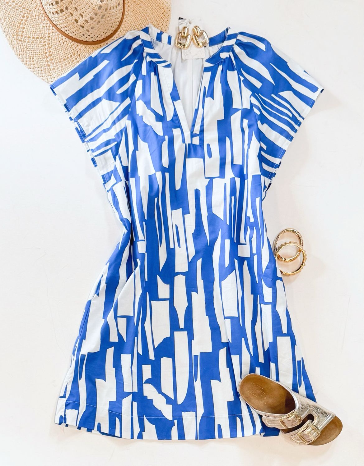 Cobalt Waters Tunic Dress