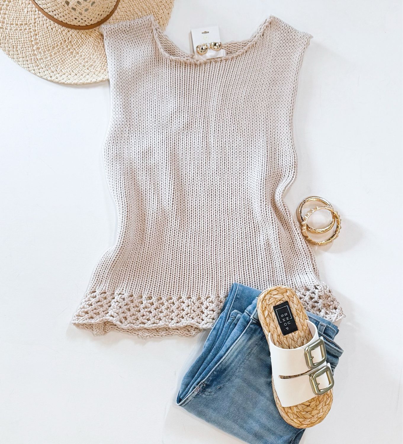 Castaway Crochet Tank