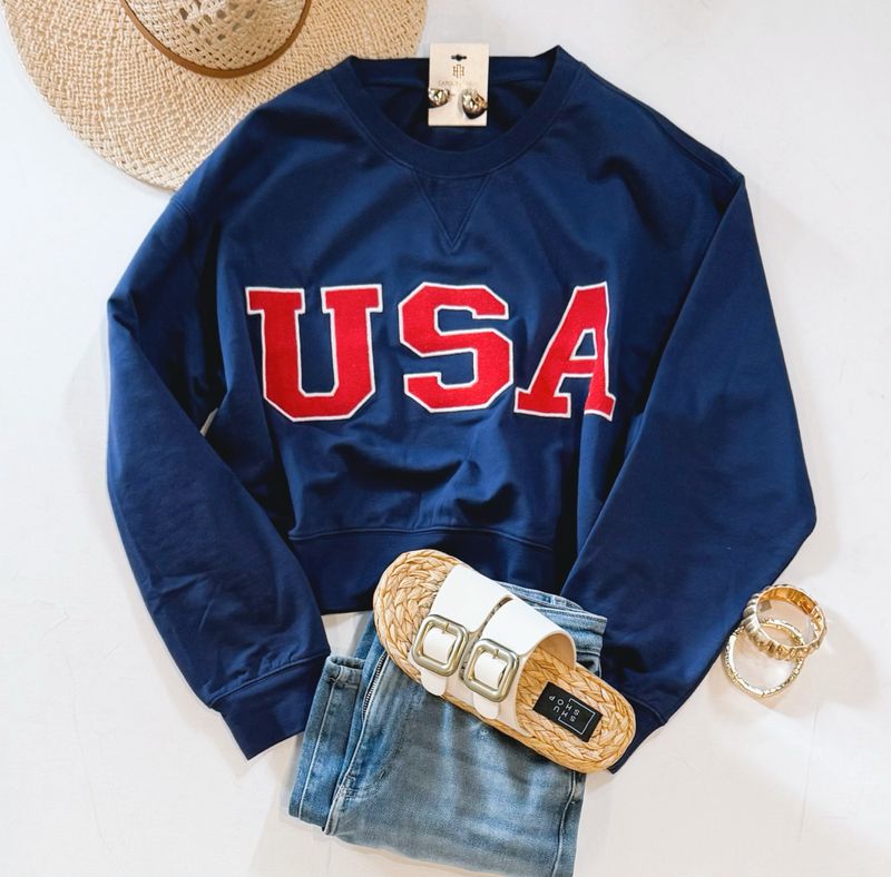 USA Beach Sweatshirt