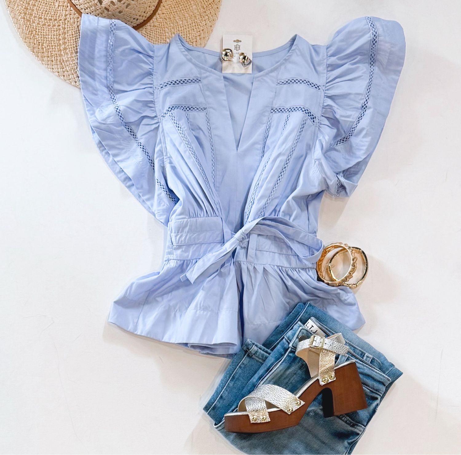 Back To Business Peplum Top