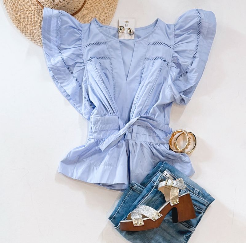 Back To Business Peplum Top