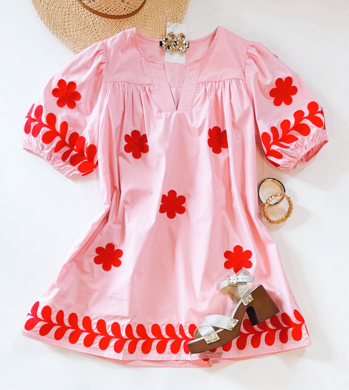 Mexico Mama Embroidered Dress