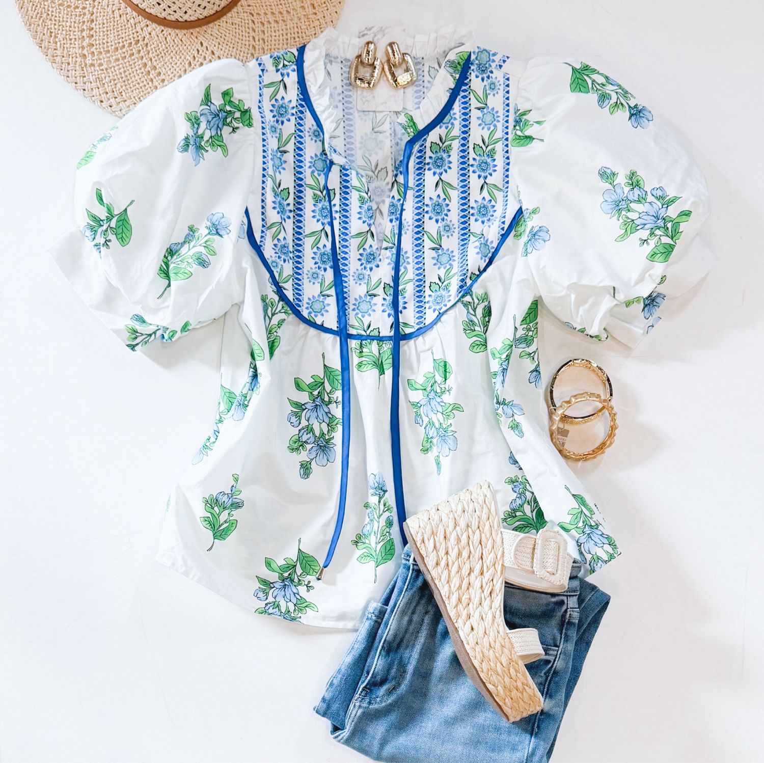 Sicily Puff Sleeve Top