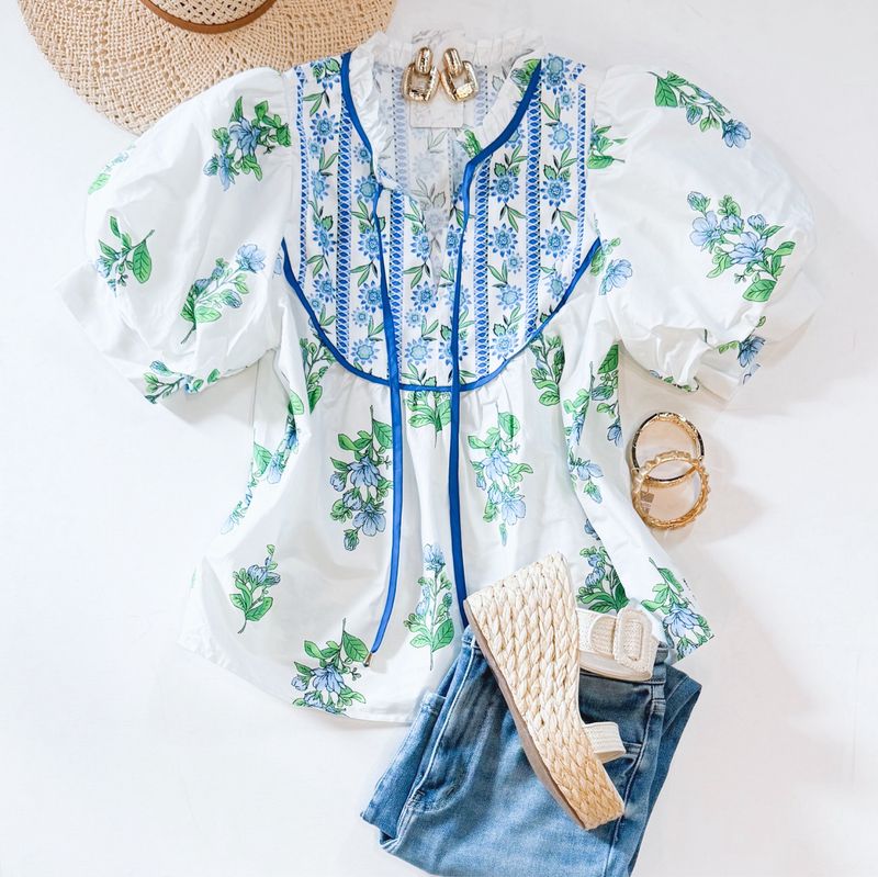 Sicily Puff Sleeve Top
