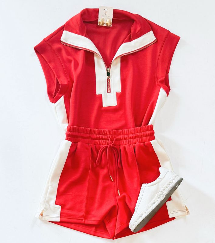 Cherry Red Travel Set
