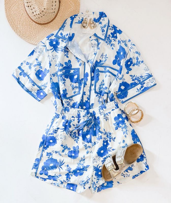 Summer Garden Short Set