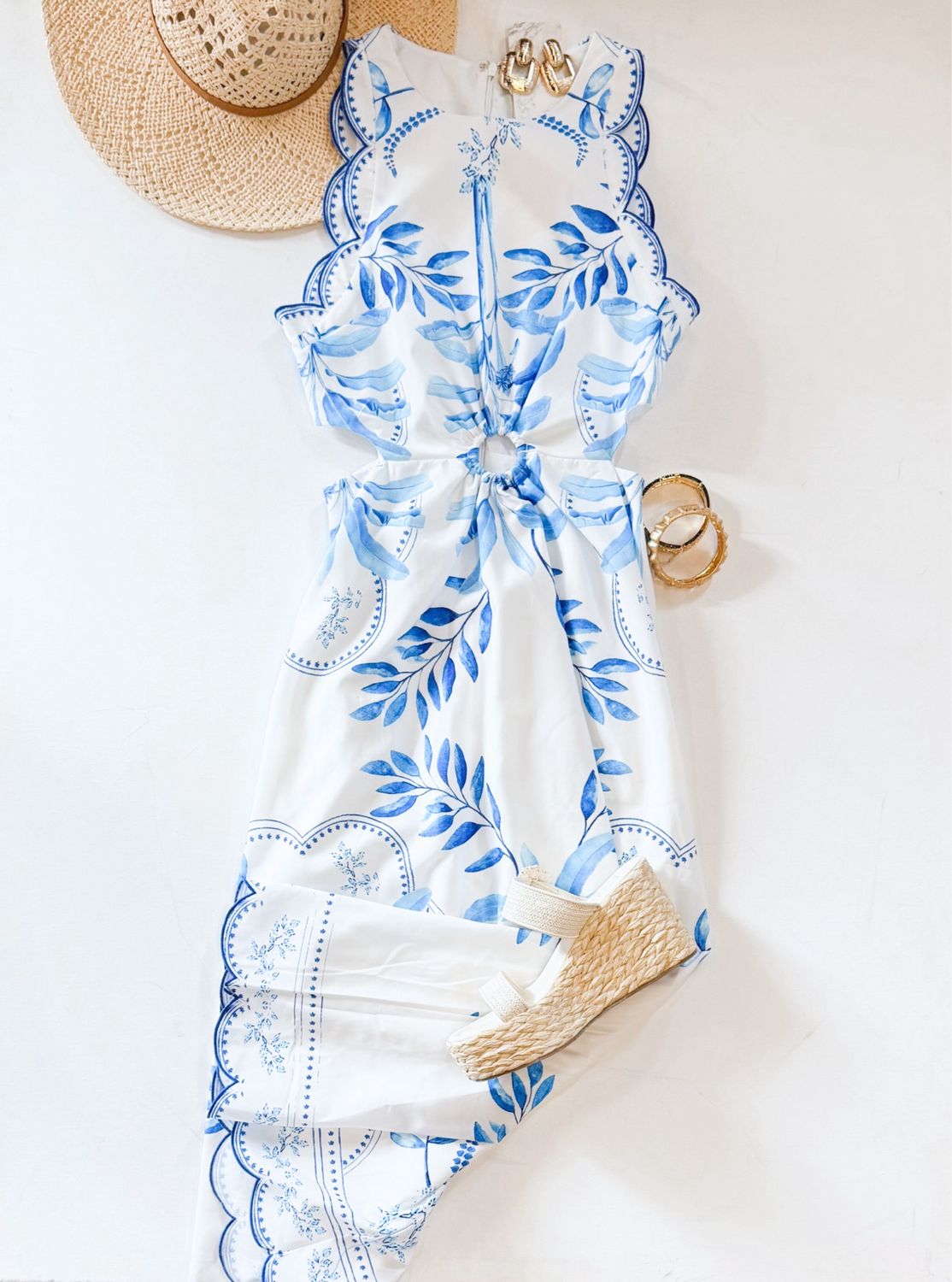 Fine China Cutout Dress
