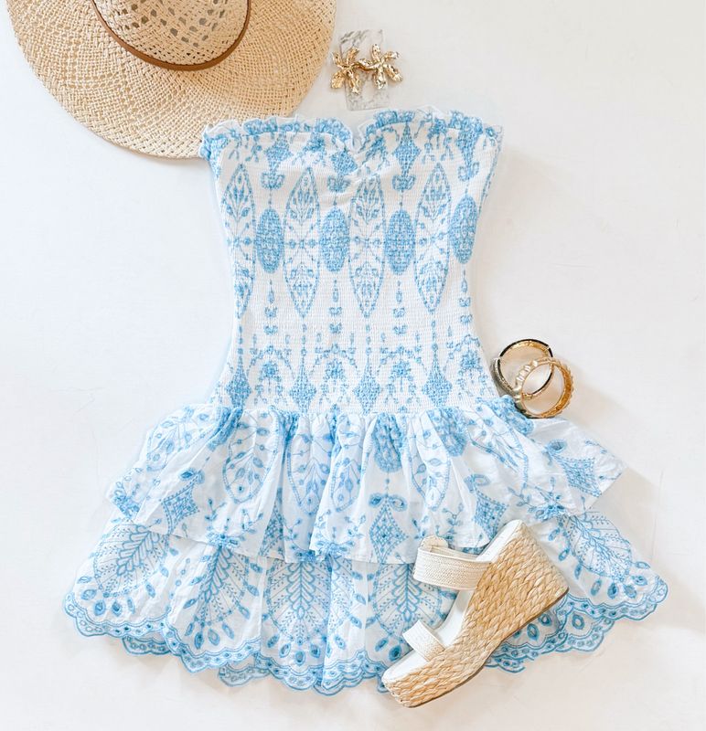 Harbor Eyelet Dress