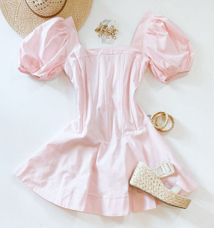 So Dreamy Drop Waist Dress