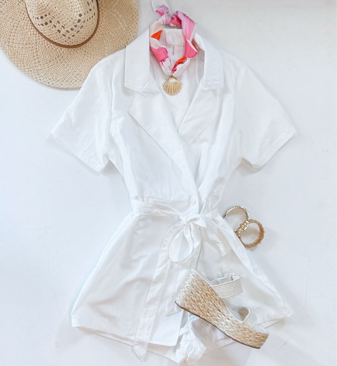 White Hot Vacay Romper
