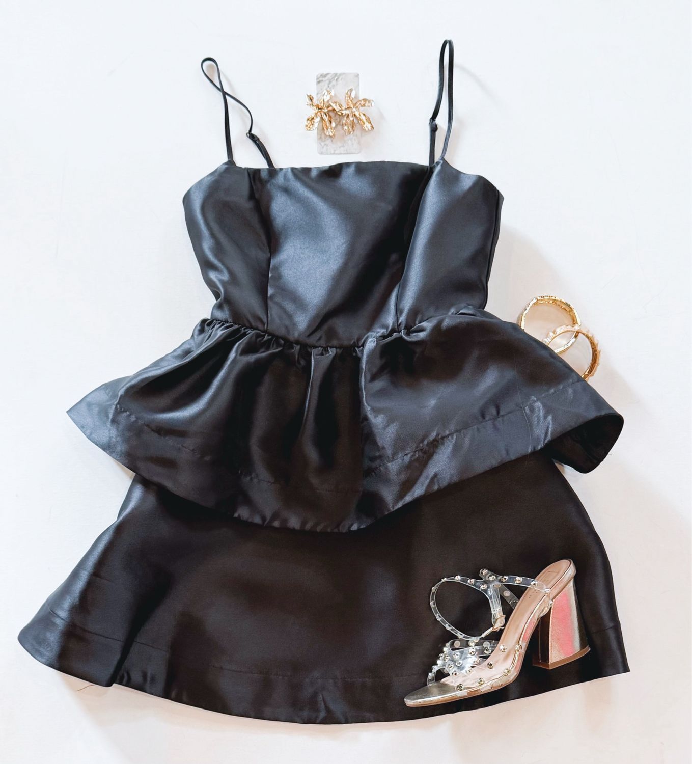 Little Black Peplum Dress