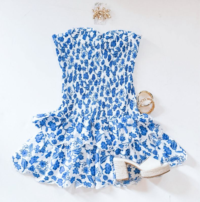Santorini Smocked Dress