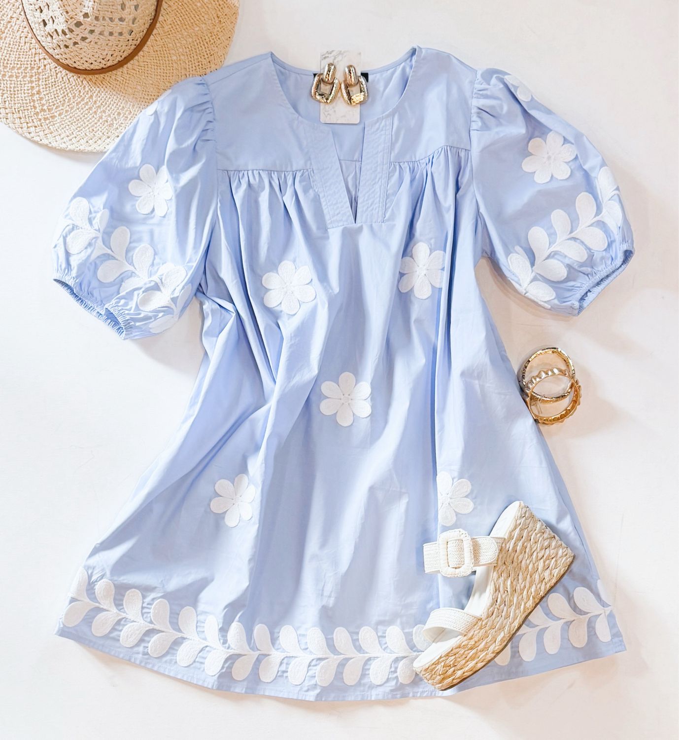 Mexico Mama Embroidered Dress