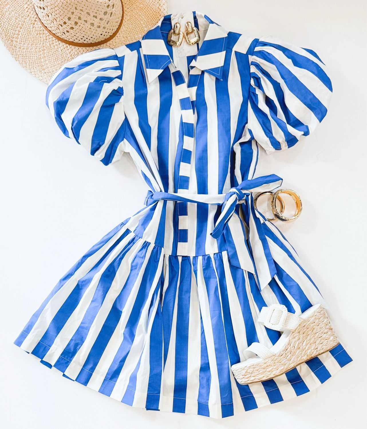 Beach Walks Collar Dress