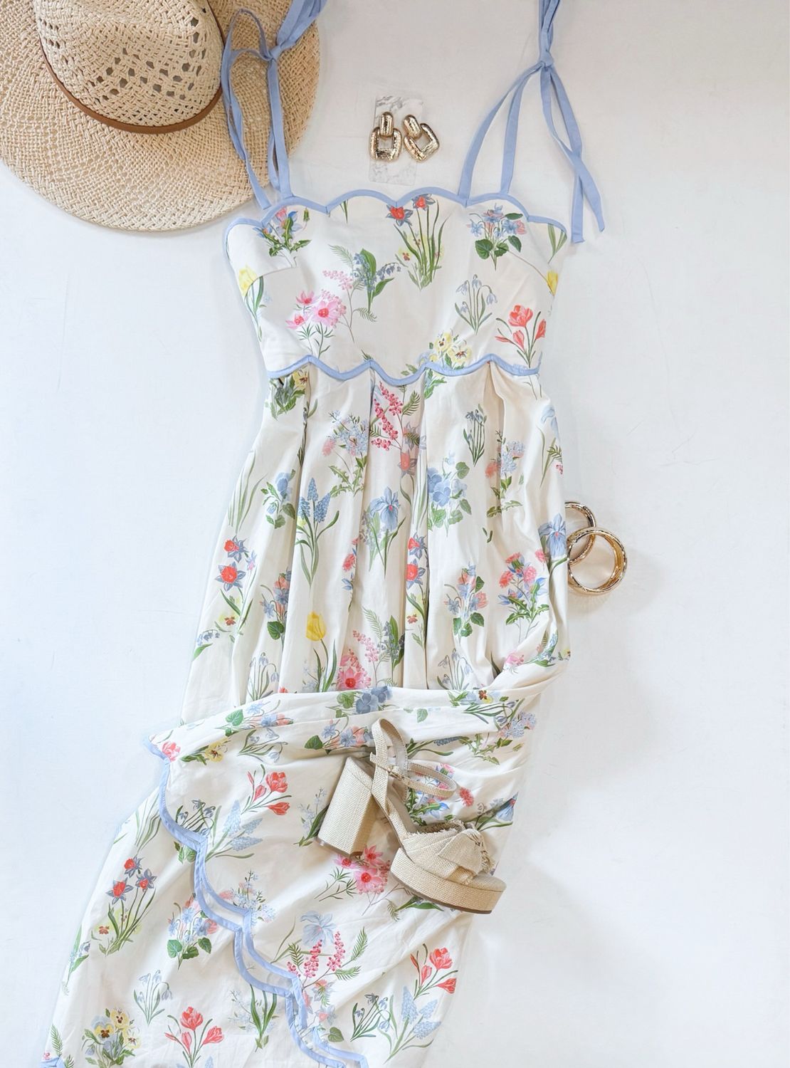 Blossoming Scallop Midi