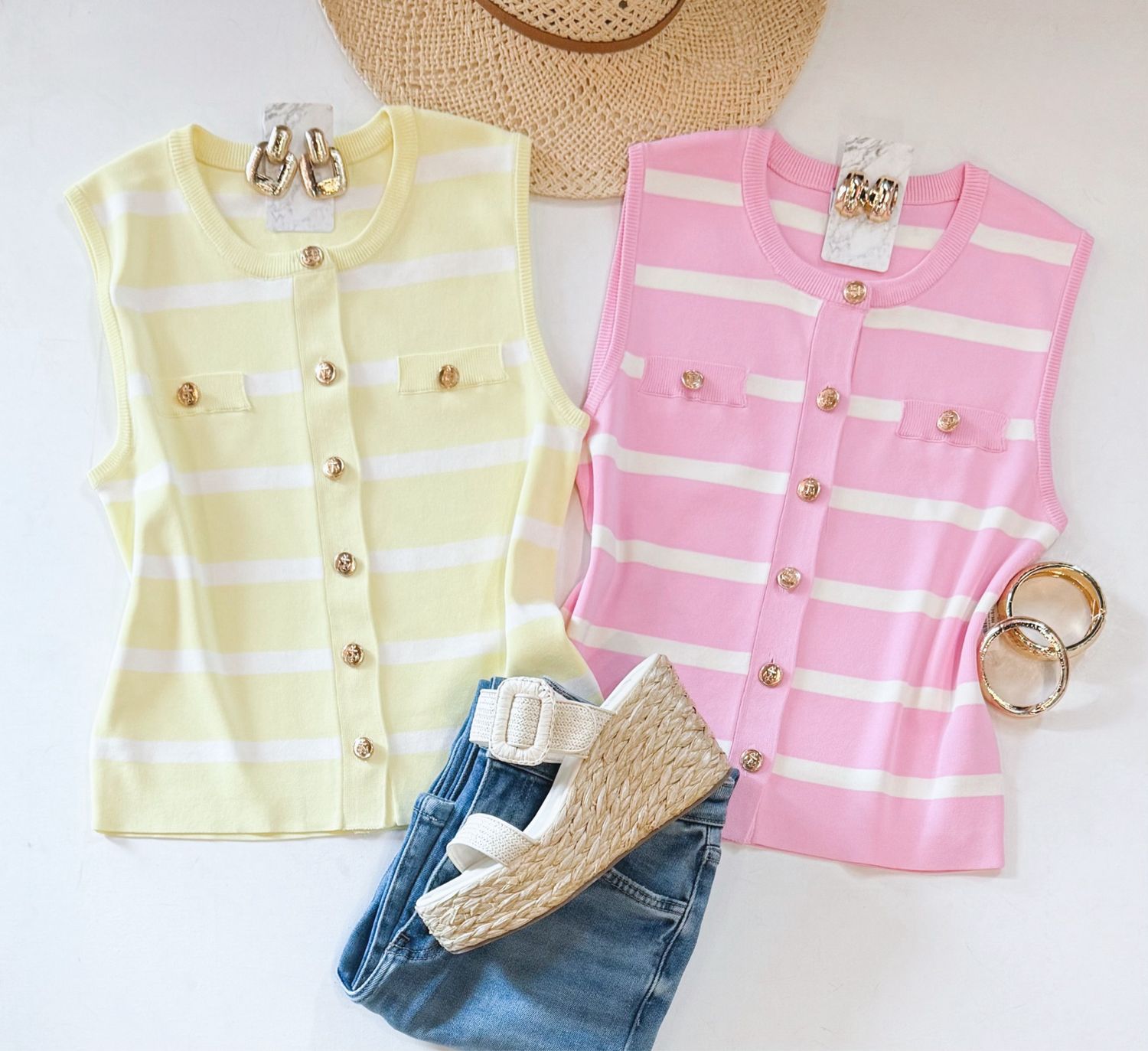 Hey Sailor Knit (Lemon Custard)