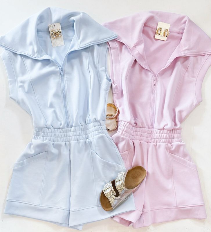 Carpool Romper (Orchid)
