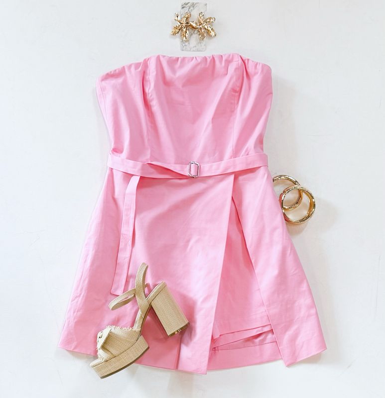 Bubblegum Belted Romper