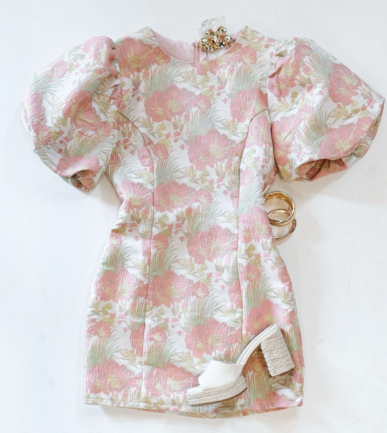 Fine China Brocade Dress