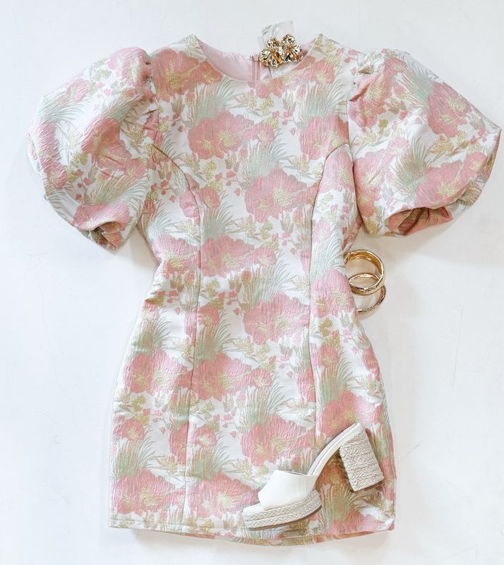 Fine China Brocade Dress