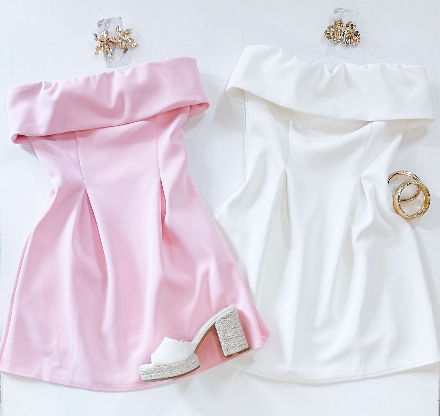 City Girl Strapless Dress (Poised Pink)