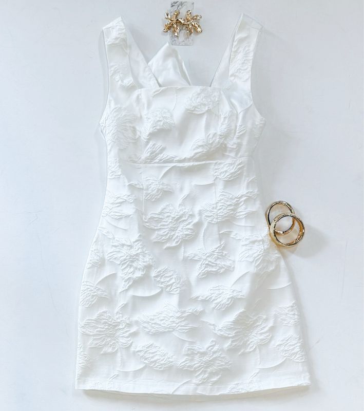 Here Comes The Bride Brocade Dress