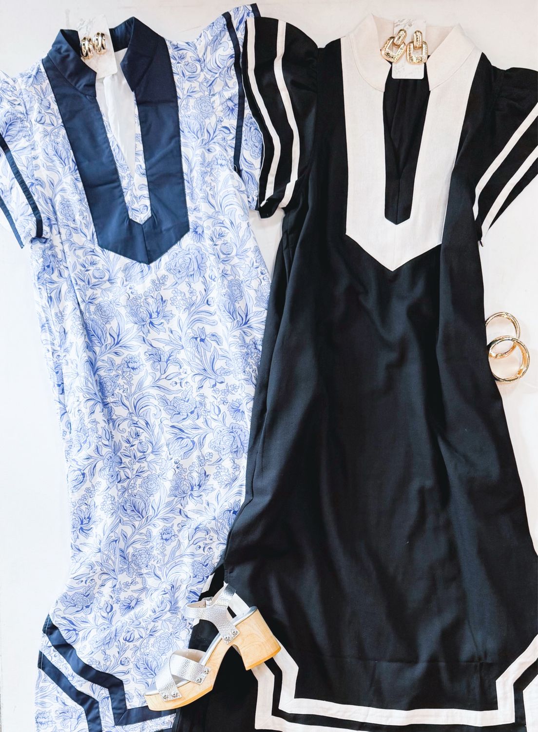 Summer’s Edge Ankle Dress (Black)