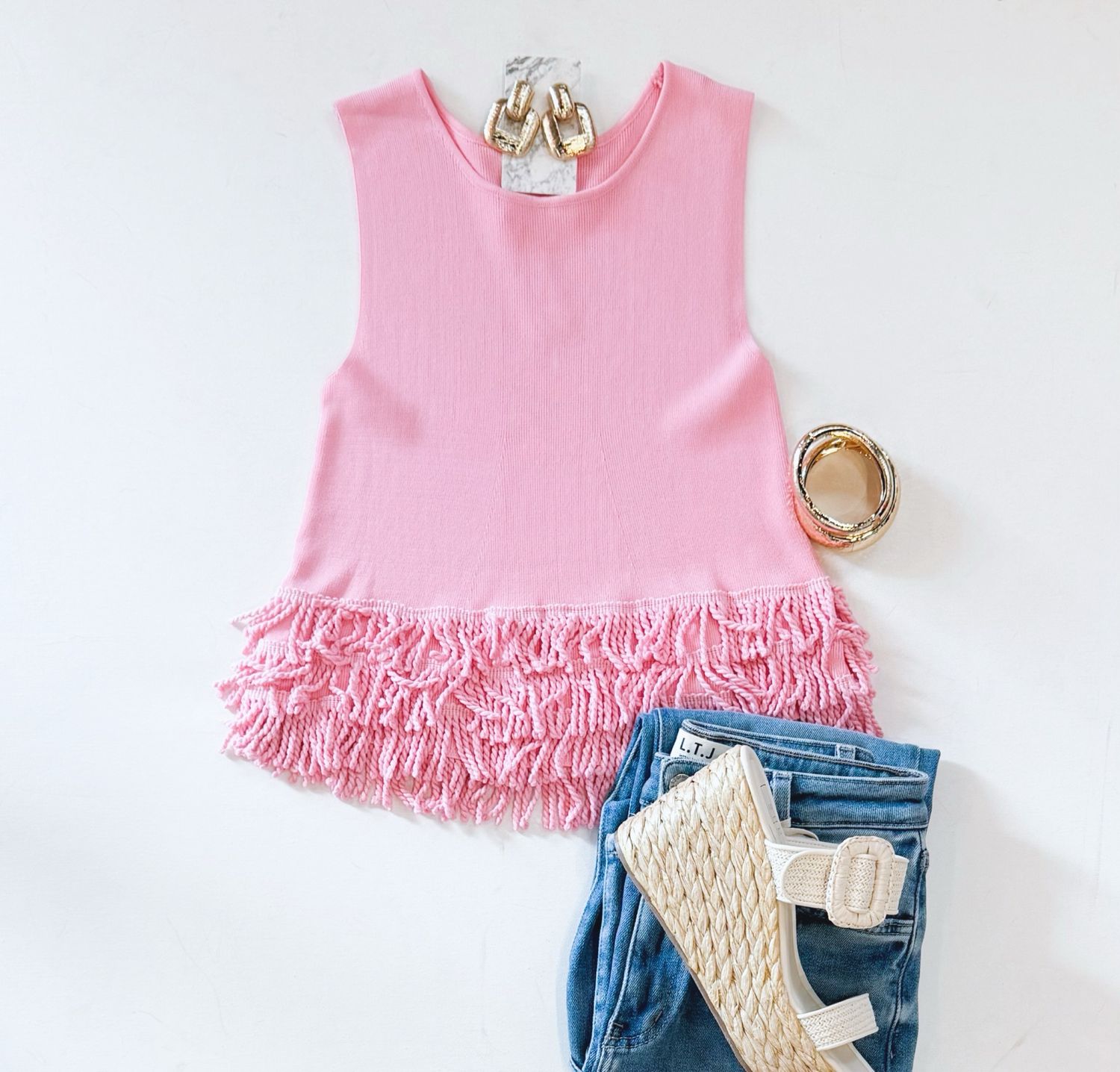 So Fancy Fringe Knit