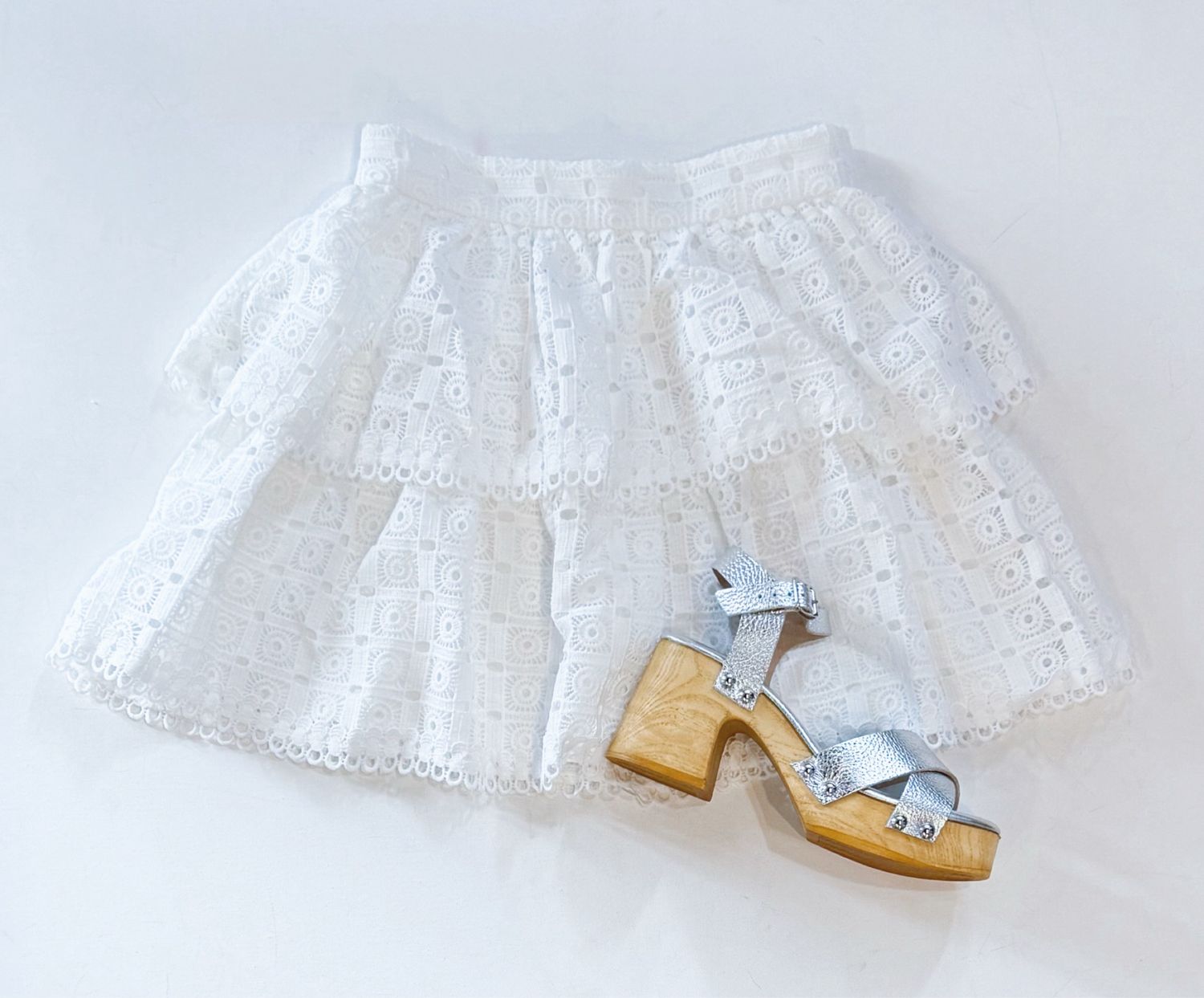 Stacey Eyelet Skirt
