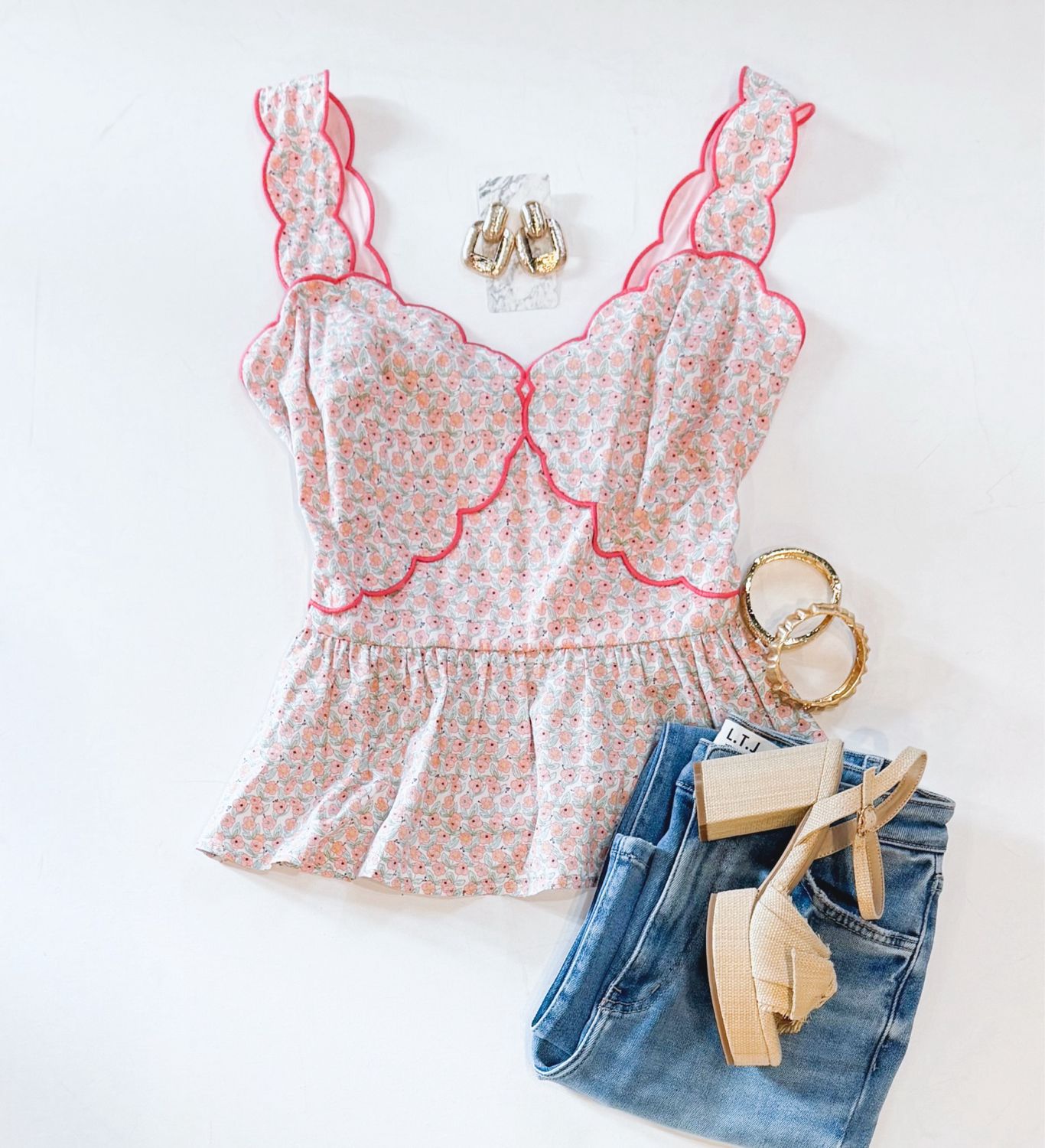 Rosie Scallop Tank