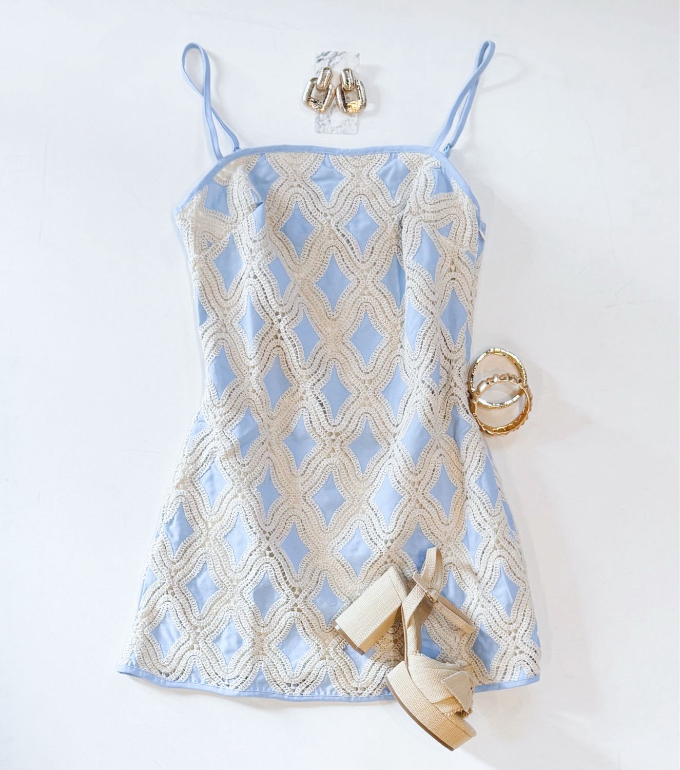 Shoreline Crochet Dress