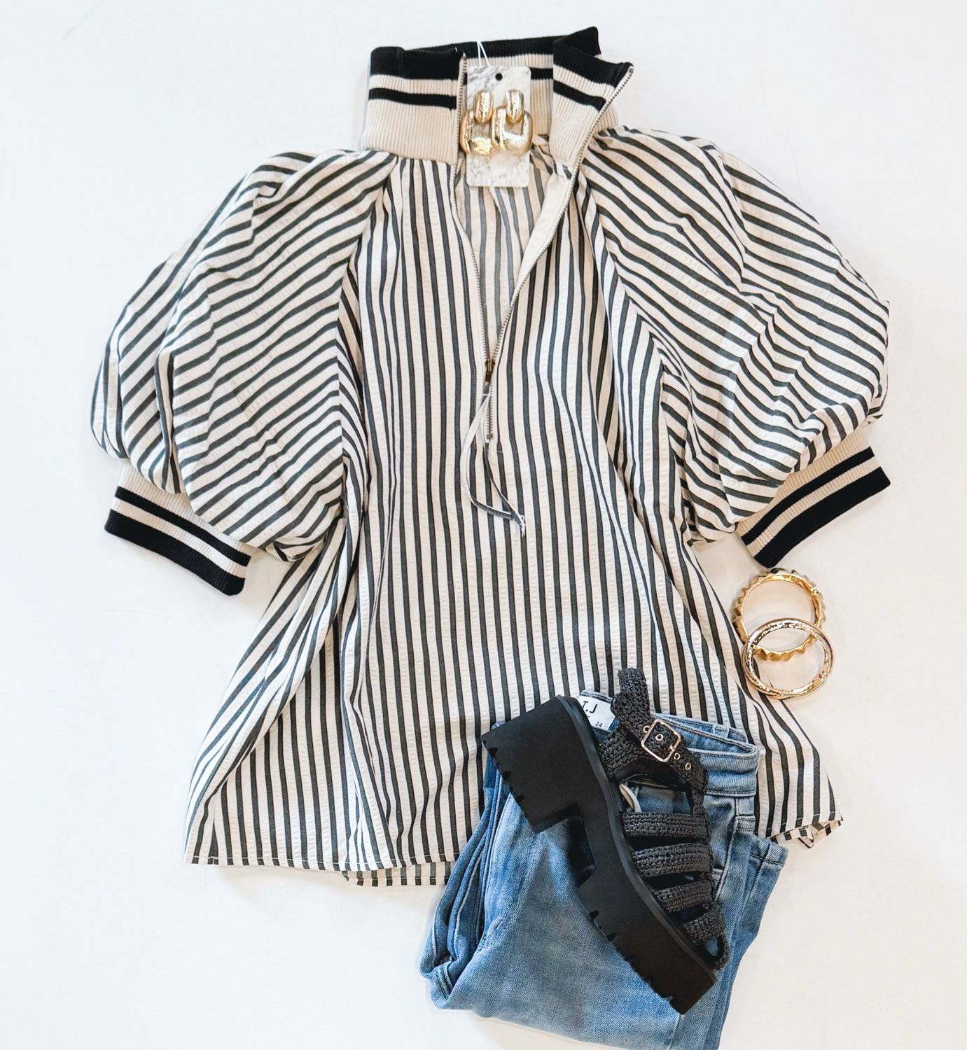 New Rules Stripe Top