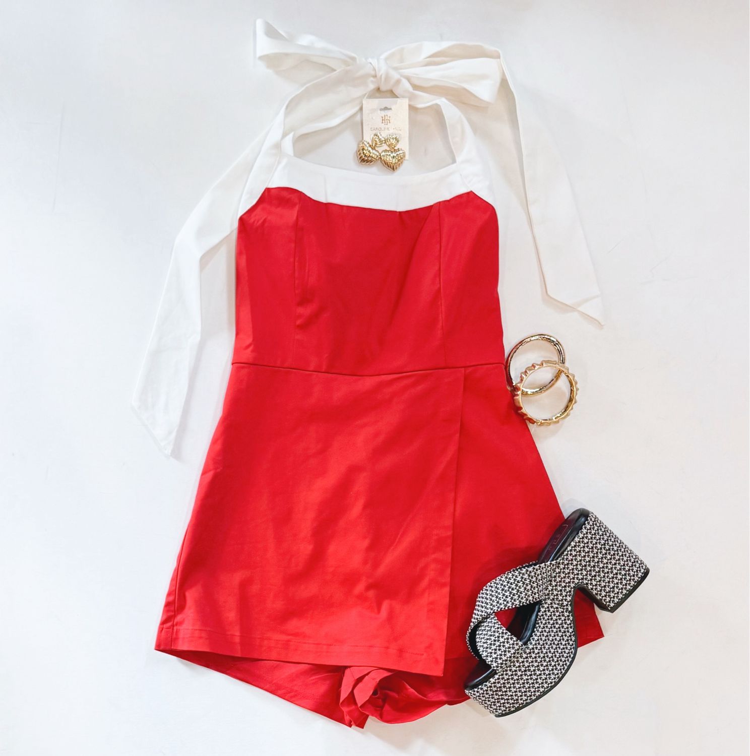 Heart Strings Halter Romper
