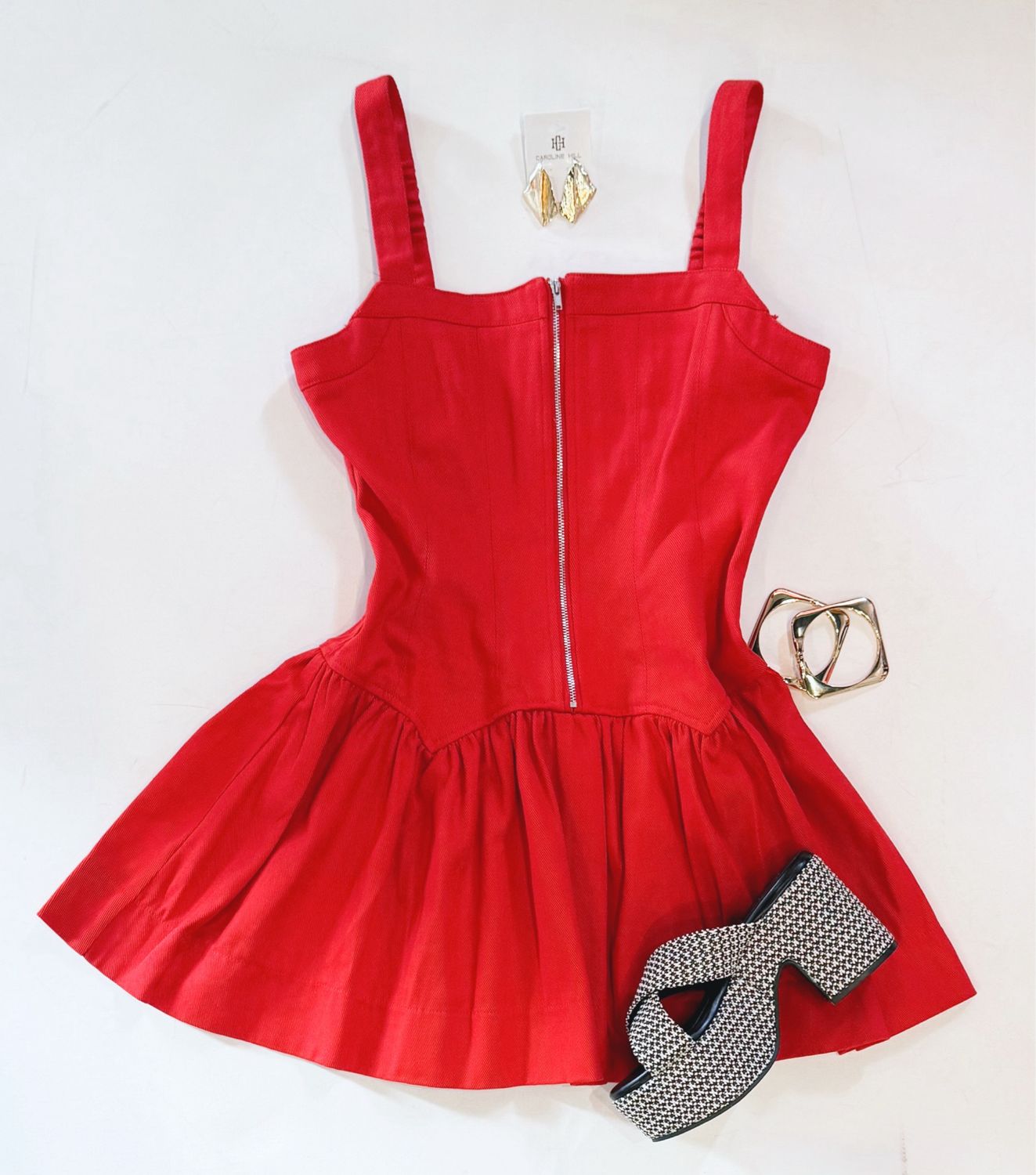 Crimson Tailgate Dress