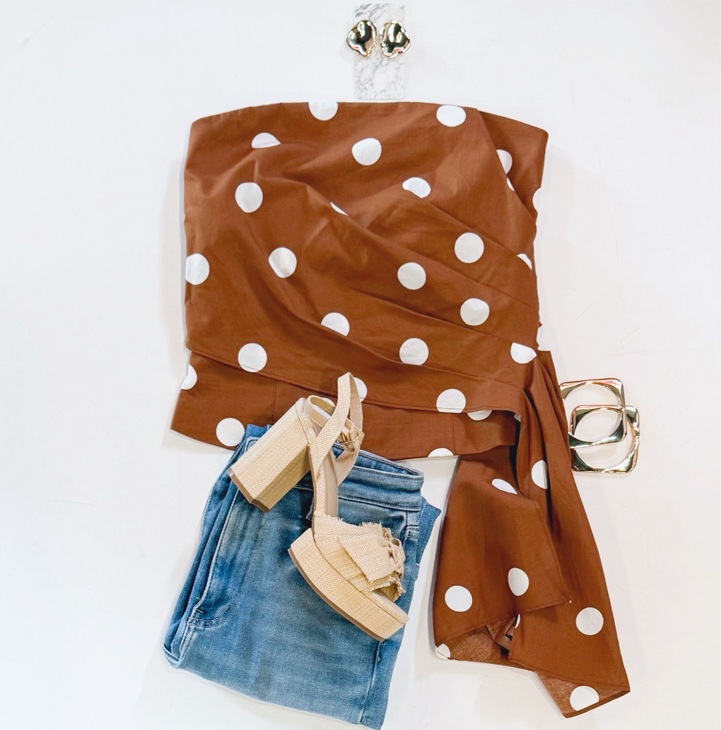 Spotted Weekend Top