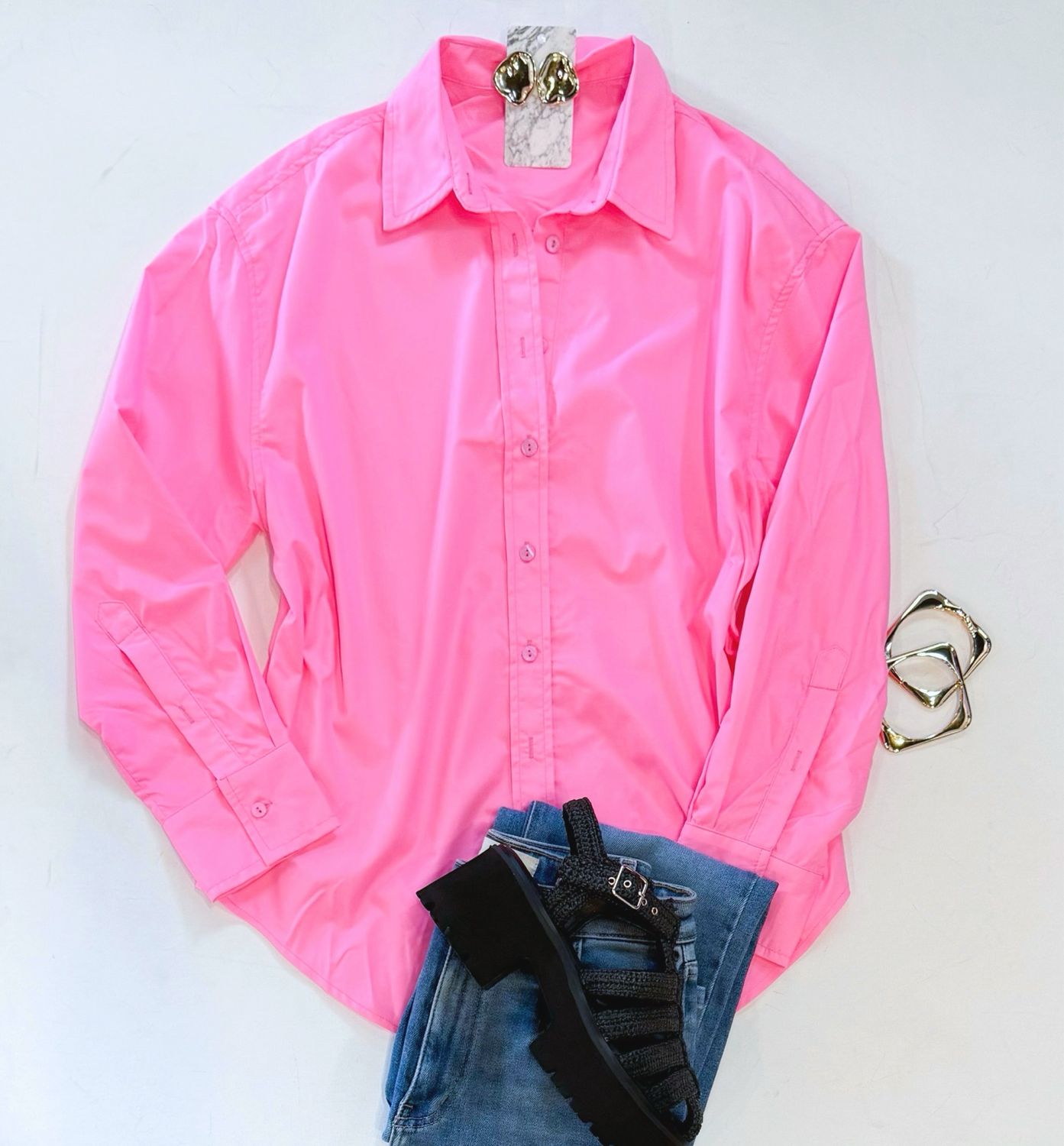 Business Casual Pink Buttondown