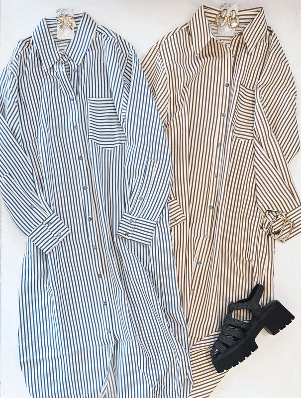 Smart Cookie Buttondown Midi (Slate)