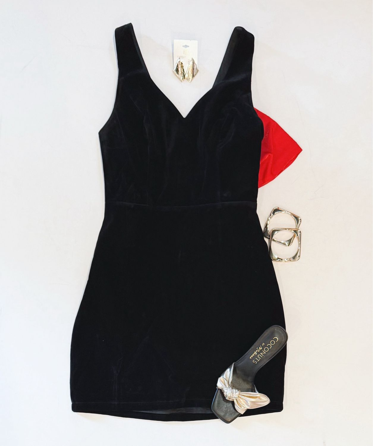 Gifted Velvet Cocktail Dress