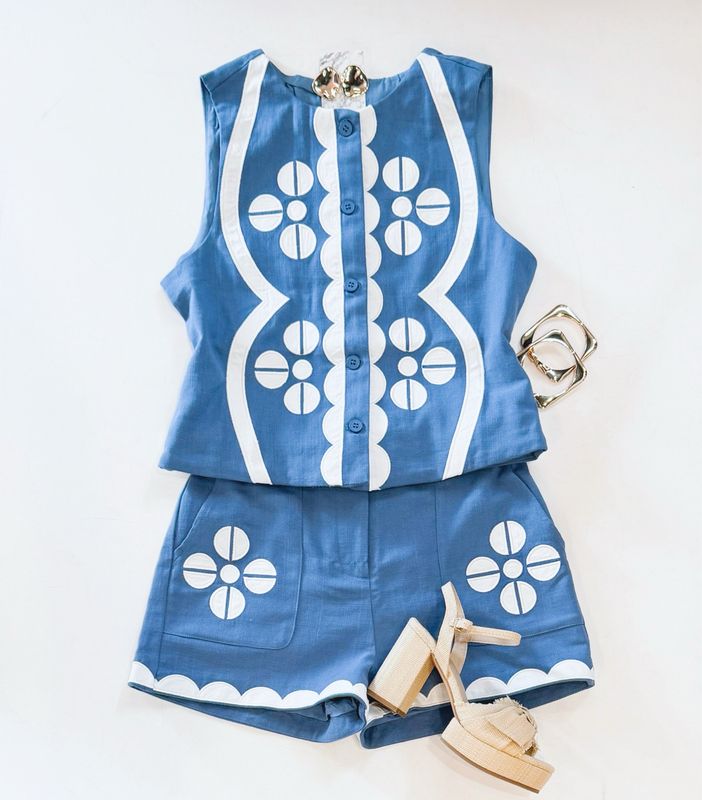 Gametime Embroidered Set
