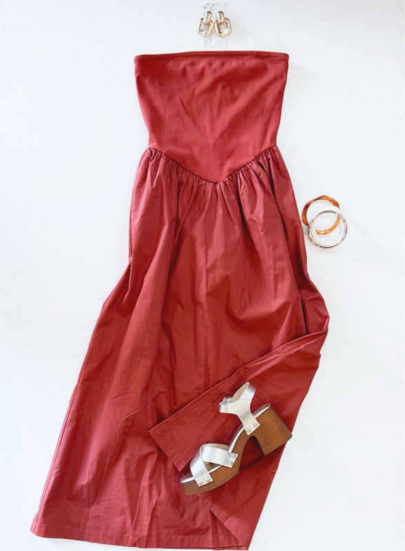 Leaves Tube Dress