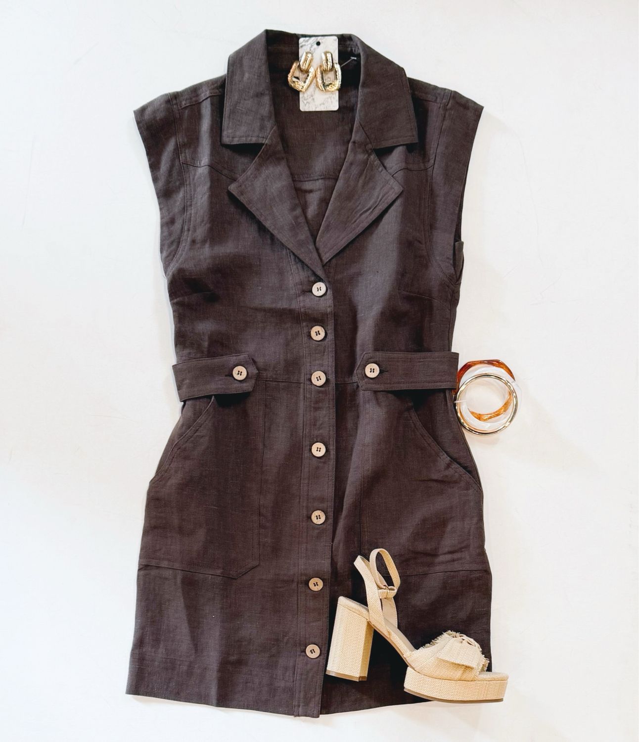 “On Trend” Cocoa Dress