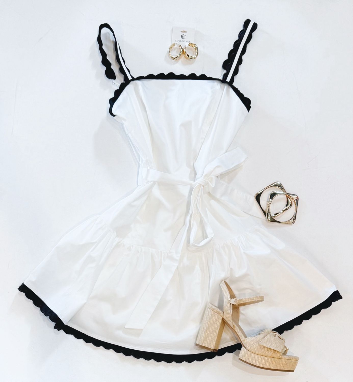 Sunny Saturday Scallop Dress
