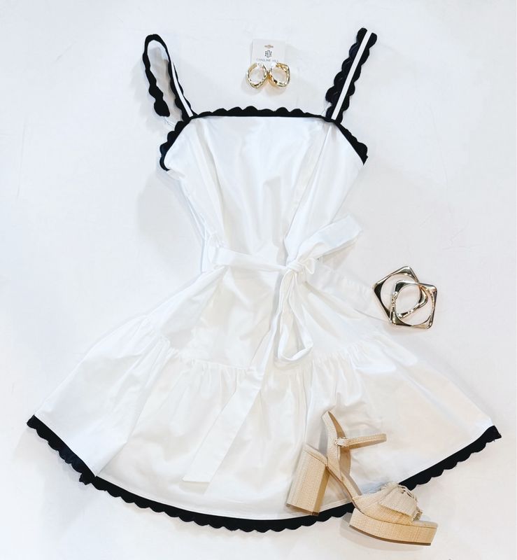Sunny Saturday Scallop Dress