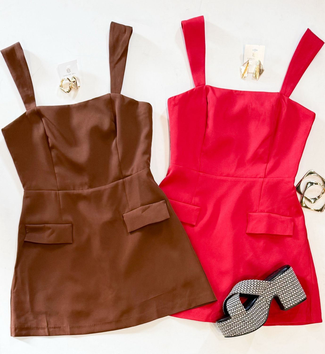 Adeline Romper (Cherry)