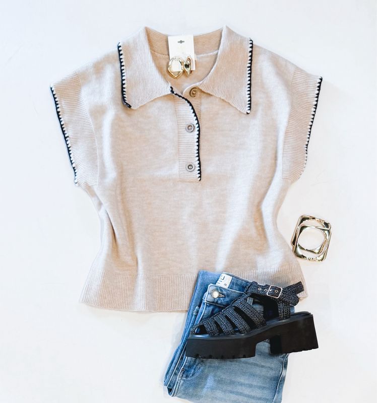 Fair Weather Collared Knit