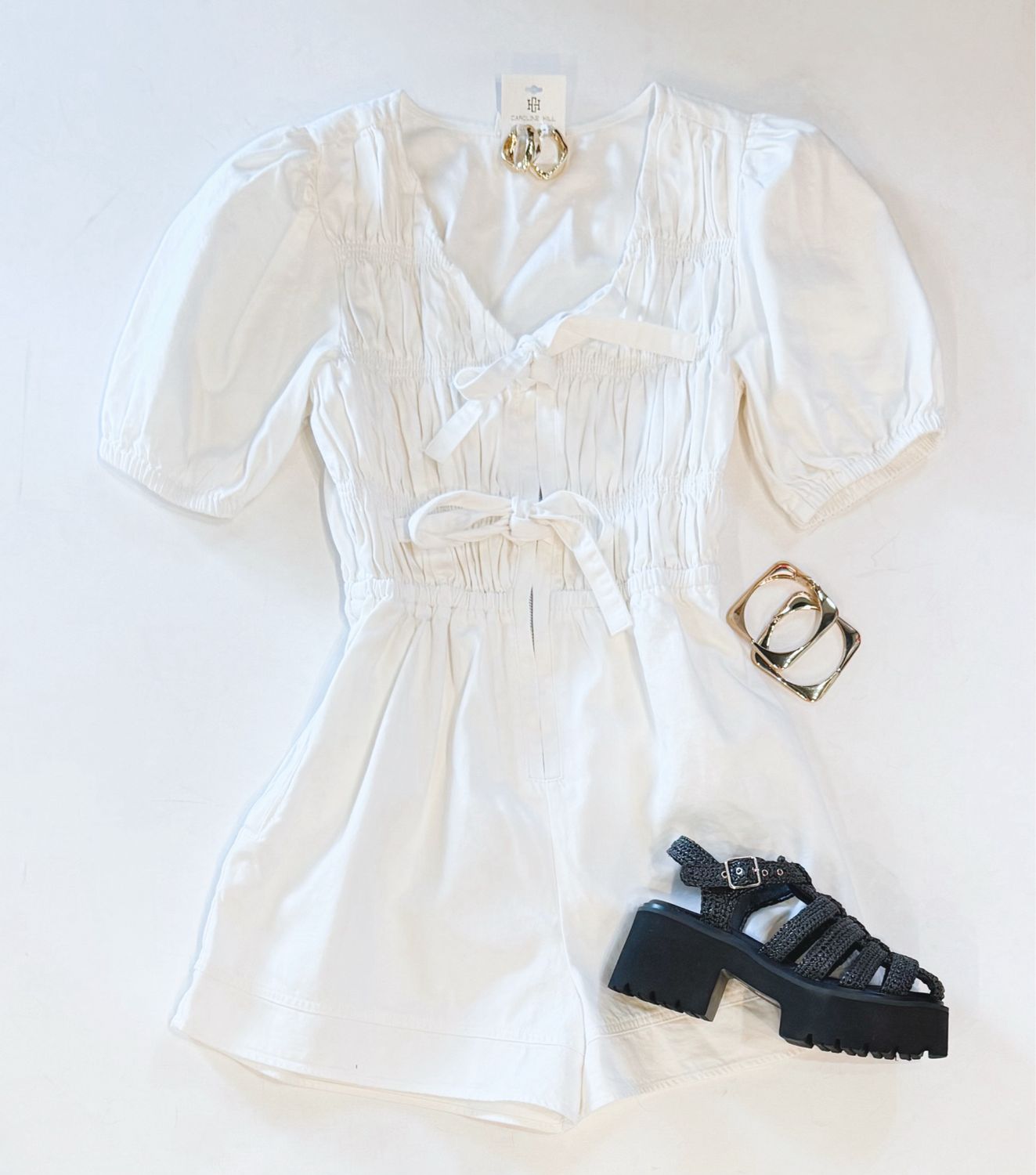 Concert Season Denim Romper