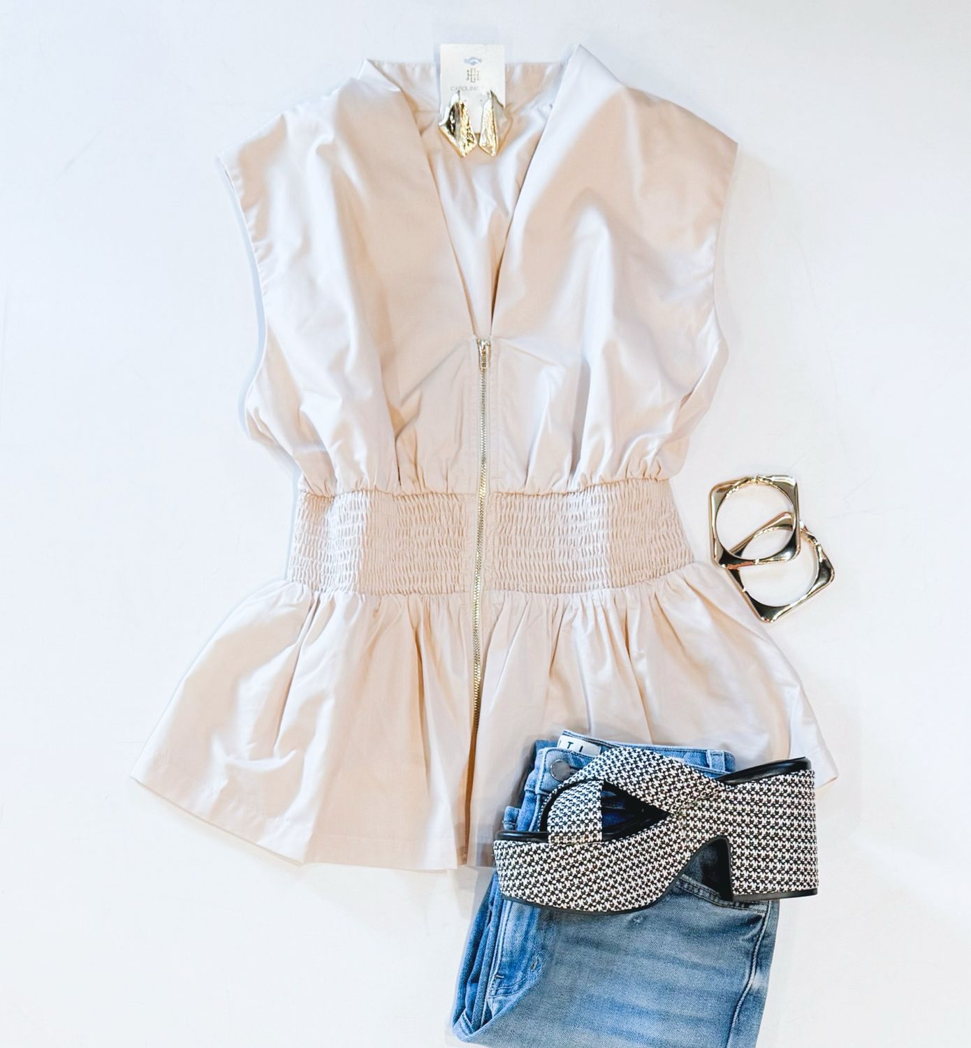 Mod Mama Ecru Top