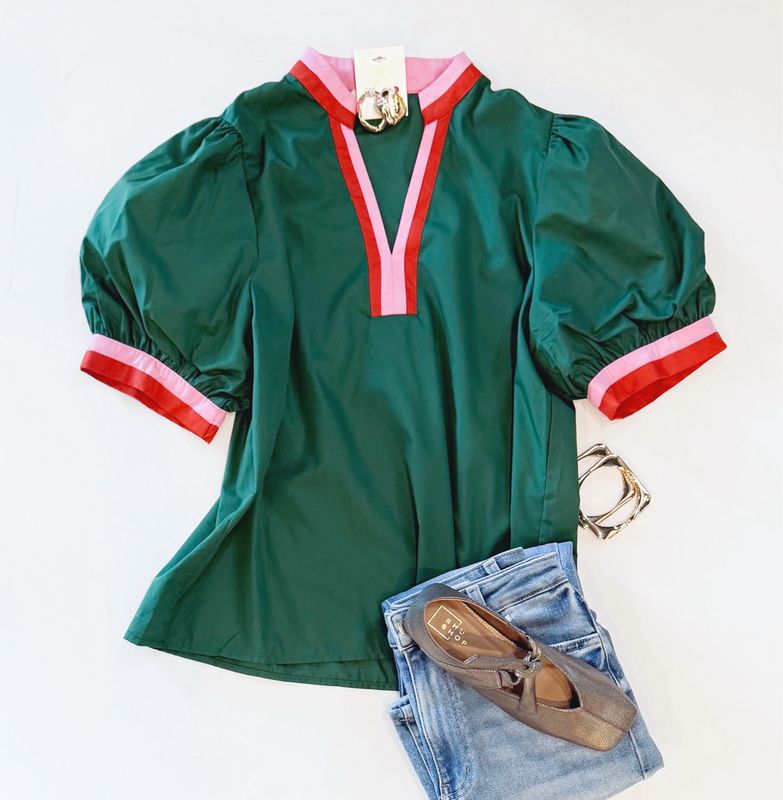 Fall Hues Mama Top